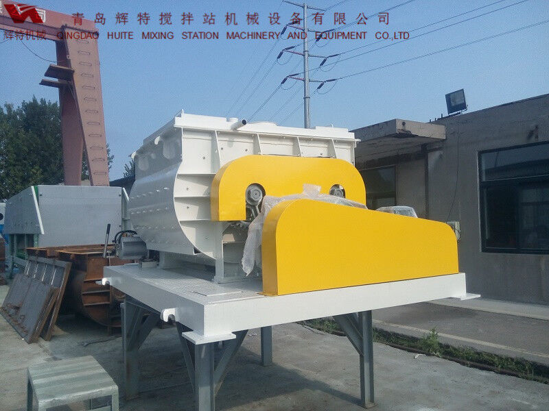 JS750攪拌臂采用偏心式設(shè)計，延長使用壽命，青島輝特機械