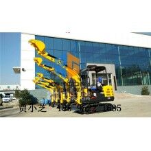農(nóng)林果園挖掘機價格，小型挖坑機使用，小型履帶挖掘機